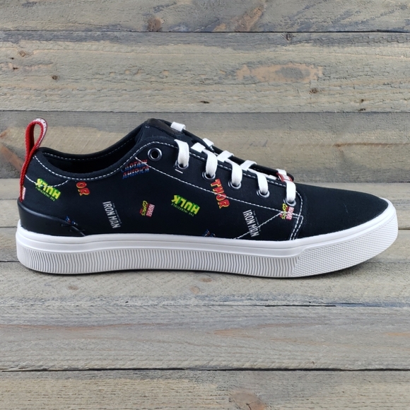 Marvel X Toms Limited Edition Printed Logos Shoes - Picture 6 of 10
